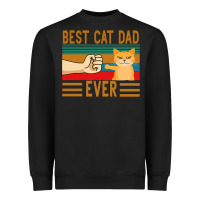 Black Best Cat Dad Ever Heavyweight Sweatshirt - Bettercallsaul