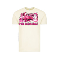 Vintage Arctic Pink Christmas Truck Vintage Tee - BundleAndBundleShop