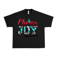 Black Choose Joy Urban Heavy Tee - BundleAndBundleShop