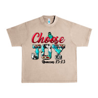 French Oak Choose Joy Urban Heavy Tee - BundleAndBundleShop