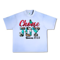 Grape Ice Choose Joy Urban Heavy Tee - BundleAndBundleShop