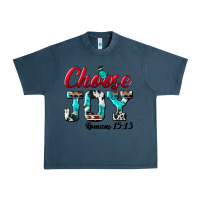 Midnight Navy Choose Joy Urban Heavy Tee - BundleAndBundleShop