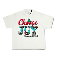 Pistachio Choose Joy Urban Heavy Tee - BundleAndBundleShop