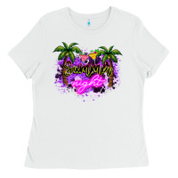 White summer night Ladies Tee - NancyCooperArtShop