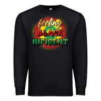 Black Feeling blacknificent Premium Sweatshirt - FaDigitalArtStudio