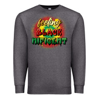 Charcoal Heather Feeling blacknificent Premium Sweatshirt - FaDigitalArtStudio