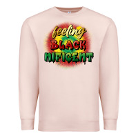 Pale Pink Feeling blacknificent Premium Sweatshirt - FaDigitalArtStudio