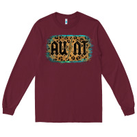Burgundy Leopard Pattern Aunt Tried Long Sleeve Tee - Bettercallsaul