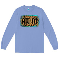 Colony Blue Leopard Pattern Aunt Tried Long Sleeve Tee - Bettercallsaul