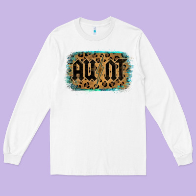 Leopard Pattern Aunt Tried Long Sleeve Tee Designed By Bettercallsaul