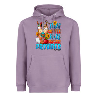 Lavender Half coffee half daycare provider Heavyweight Hoodie - FaDigitalArtStudio
