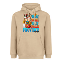 Mushroom Half coffee half daycare provider Heavyweight Hoodie - FaDigitalArtStudio