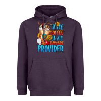 Plum Half coffee half daycare provider Heavyweight Hoodie - FaDigitalArtStudio