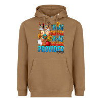 Toasted Coconut Half coffee half daycare provider Heavyweight Hoodie - FaDigitalArtStudio
