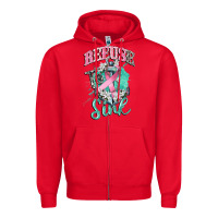 Red refuse to sink cancer Zipper Hoodie - CowGirlArtShop