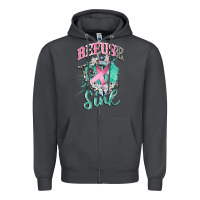 Smoke refuse to sink cancer Zipper Hoodie - CowGirlArtShop