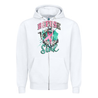 White refuse to sink cancer Zipper Hoodie - CowGirlArtShop