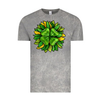 Cloud Rock St. Patricks Sunflower With Clover Vintage Tee - BundleAndBundleShop