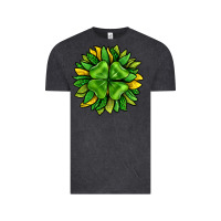Vintage Black St. Patricks Sunflower With Clover Vintage Tee - BundleAndBundleShop