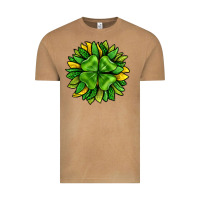 St. Patricks Sunflower With Clover Vintage Tee | Teevron