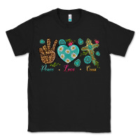 Black Peace Love Cross Classic Tee - BundleAndBundleShop