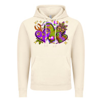 Vintage Artic Mardi Gras Hearts Vintage Hoodie - BundleAndBundleShop