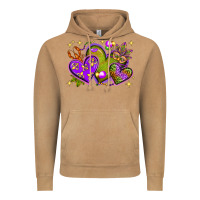 Vintage Camel Mardi Gras Hearts Vintage Hoodie - BundleAndBundleShop