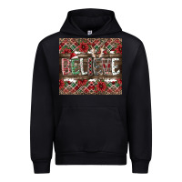Black Believe Urban Hoodie - CowhideDigitalArt