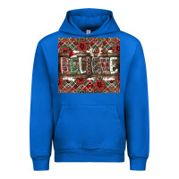 Cobalt Believe Urban Hoodie - CowhideDigitalArt