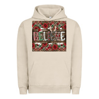 Pigment French Oak Believe Urban Hoodie - CowhideDigitalArt