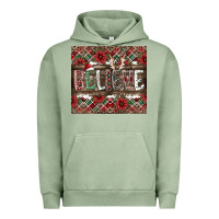 Pigment Oil Green Believe Urban Hoodie - CowhideDigitalArt