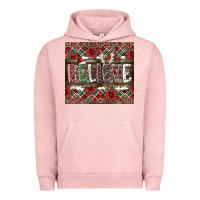 Pigment Salmon Believe Urban Hoodie - CowhideDigitalArt