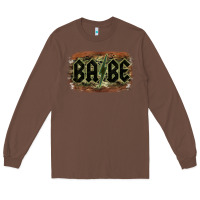 Chestnut Camouflage Patterned Babe Tried Long Sleeve Tee - Bettercallsaul