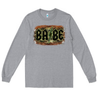 Heather Grey Camouflage Patterned Babe Tried Long Sleeve Tee - Bettercallsaul