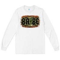 White Camouflage Patterned Babe Tried Long Sleeve Tee - Bettercallsaul