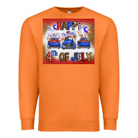 Carrot Western Happy Fourth Of July Premium Sweatshirt - FaDigitalArtStudio