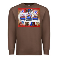 Chestnut Western Happy Fourth Of July Premium Sweatshirt - FaDigitalArtStudio