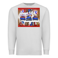 Dove Grey Western Happy Fourth Of July Premium Sweatshirt - FaDigitalArtStudio