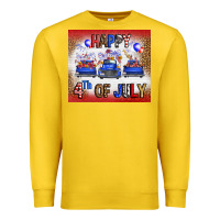 Lemon Western Happy Fourth Of July Premium Sweatshirt - FaDigitalArtStudio