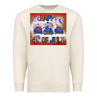 Sandshell Western Happy Fourth Of July Premium Sweatshirt - FaDigitalArtStudio