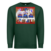 Sports Green Western Happy Fourth Of July Premium Sweatshirt - FaDigitalArtStudio