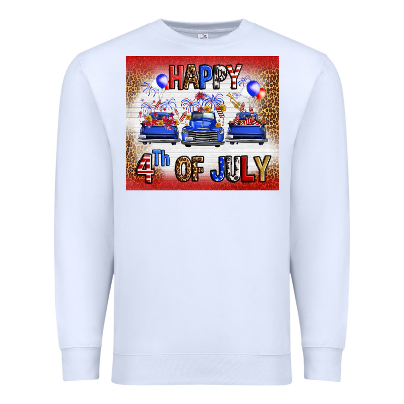 Western Happy Fourth Of July Premium Sweatshirt by FaDigitalArtStudio | Teevron