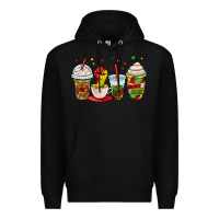 Black juneteenth bhm coffee cups Premium Hoodie - OliviaCreatesArt