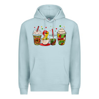Blue Mist juneteenth bhm coffee cups Premium Hoodie - OliviaCreatesArt