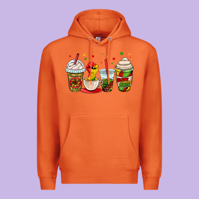 Juneteenth Bhm Coffee Cups Premium Hoodie Designed By Oliviacreatesart