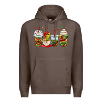 Coffee juneteenth bhm coffee cups Premium Hoodie - OliviaCreatesArt