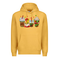 Mustard juneteenth bhm coffee cups Premium Hoodie - OliviaCreatesArt