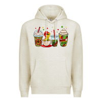 Oatmeal Heather juneteenth bhm coffee cups Premium Hoodie - OliviaCreatesArt