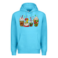 Ocean Blue juneteenth bhm coffee cups Premium Hoodie - OliviaCreatesArt