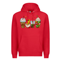 Red juneteenth bhm coffee cups Premium Hoodie - OliviaCreatesArt